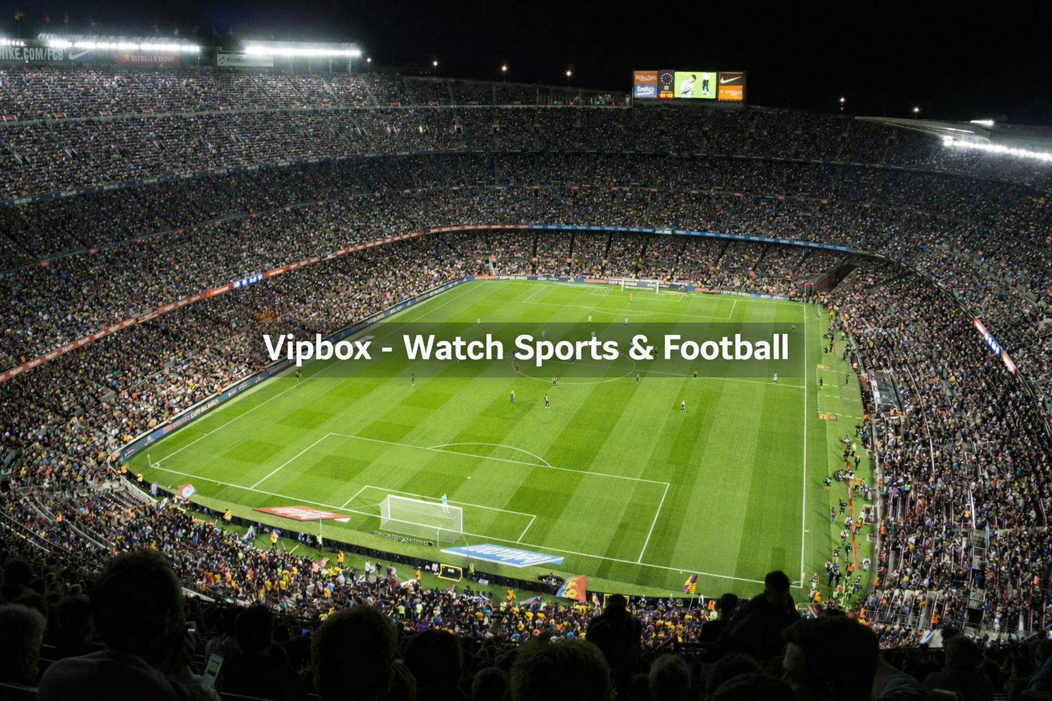 Vipbox sports streaming banner